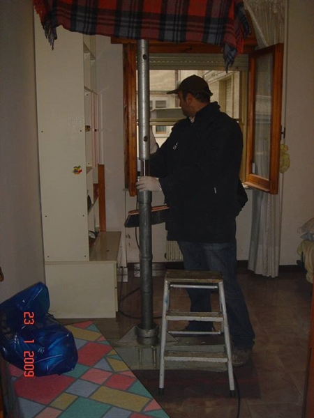 FORMAZIONE DEL CARICO CON POMPA OLEODINAMICA COLLEGATA A MARTINETTO IDRAULICO